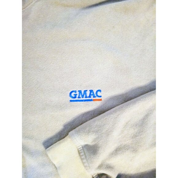 1/4 Zip Pullover Sweatshirt Mens Size XL Izod International Tour GMAC Beige - Picture 7 of 13